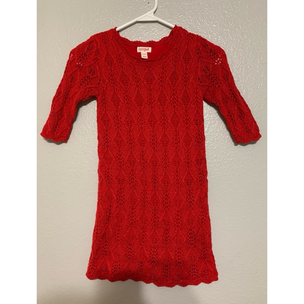 Cat & Jack Red Kids Dress